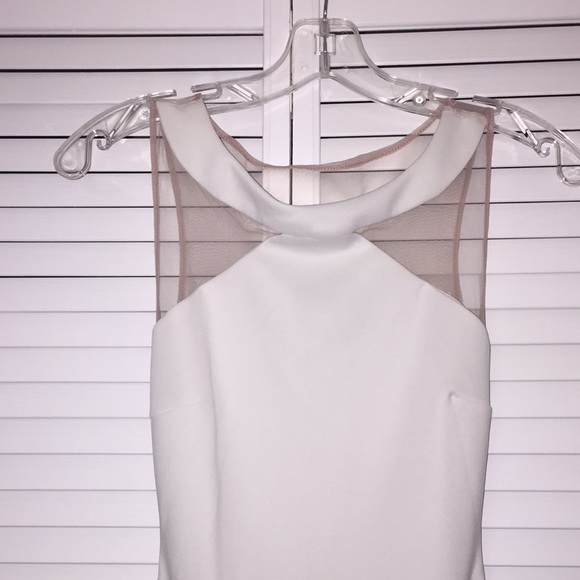 Sexy maxi dress/gown with mesh back w/ high splits - Picture 4 of 8